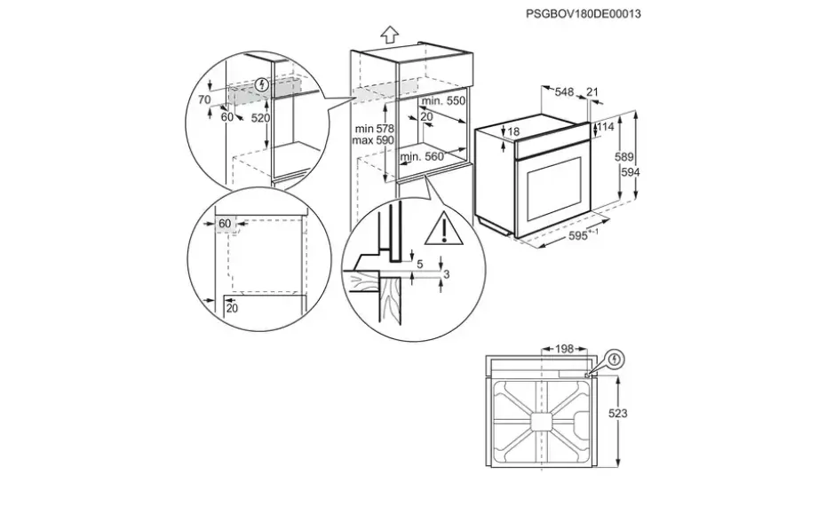 AEG Einbau-Backofen OU5PB40ZSM