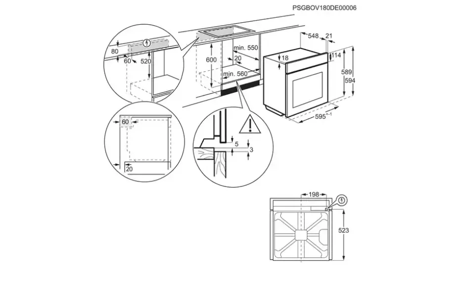 AEG Einbau-Backofen OU5PB40ZSM