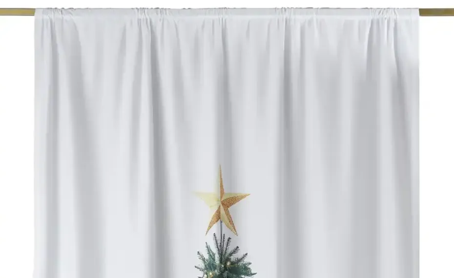 como LED-Vorhang Weihnachtsbaum