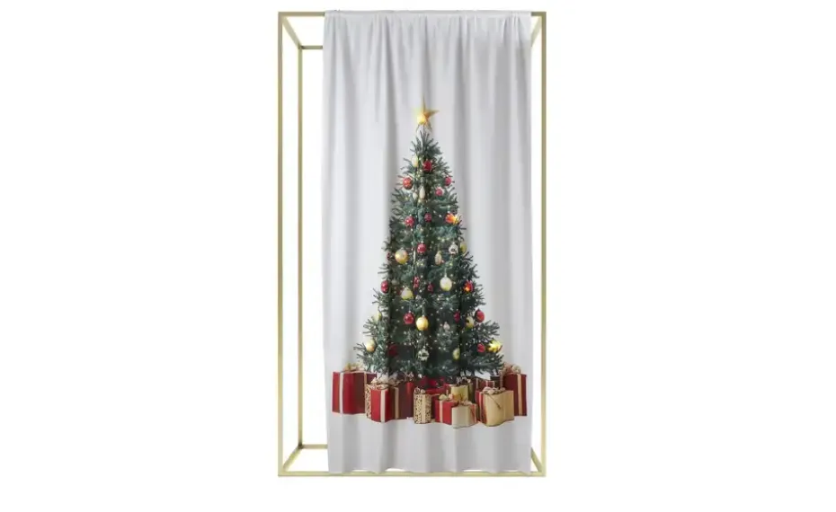 como LED-Vorhang Weihnachtsbaum