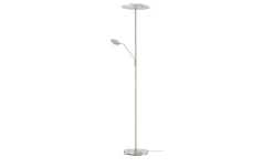 Fischer-Honsel LED-Deckenfluter 2-flammig, Nickel-matt