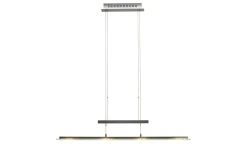 Fischer-Honsel LED-Pendelleuchte, nickel matt