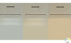 Fischer-Honsel LED-Pendelleuchte, schwarz-matt/Rauchglas