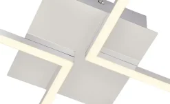 KHG LED-Deckenleuchte, 2-flammig, Alu