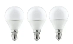 LED 3-er Pack, Tropfen E14 4W, 250lm, 2700K