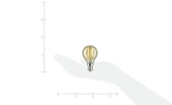 LED Vintage Tropfen E14/ 2W gold