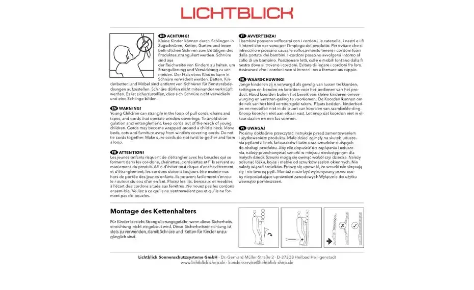 Lichtblick Klemmfixrollo