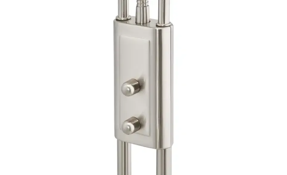 Meisterleuchten LED-Deckenfluter, 2-flammig Chrom