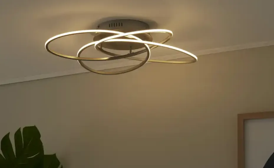 Meisterleuchten LED-Deckenleuchte Nickel-matt