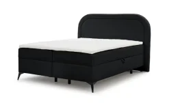 S-STYLE Boxbett mit Bettkasten, Bouclé-Stoff Sonna