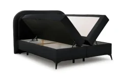 S-STYLE Boxbett mit Bettkasten, Bouclé-Stoff Sonna