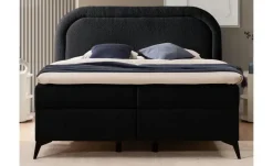 S-STYLE Boxbett mit Bettkasten, Bouclé-Stoff Sonna