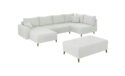 S-STYLE Wohnlandschaft mit Hocker Lars