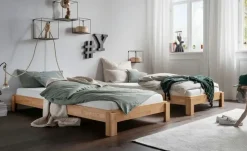 Stapelbett aus Massivholz