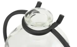 Vase mit Metallständer